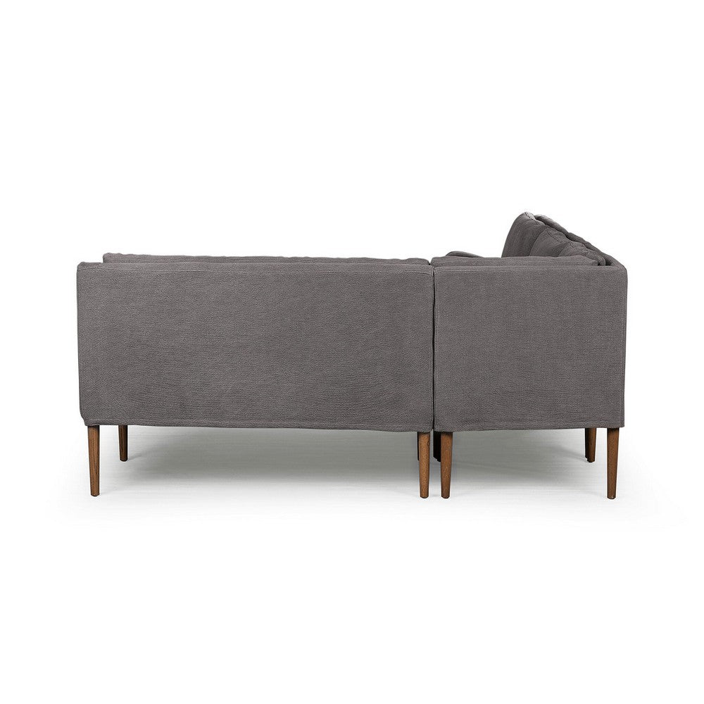 Four Hands - Amber Lewis x Four Hands - Aurelia Dining Banquette L-Shape - Broadway Denim - 247591-003_CLOSEOUT view 4