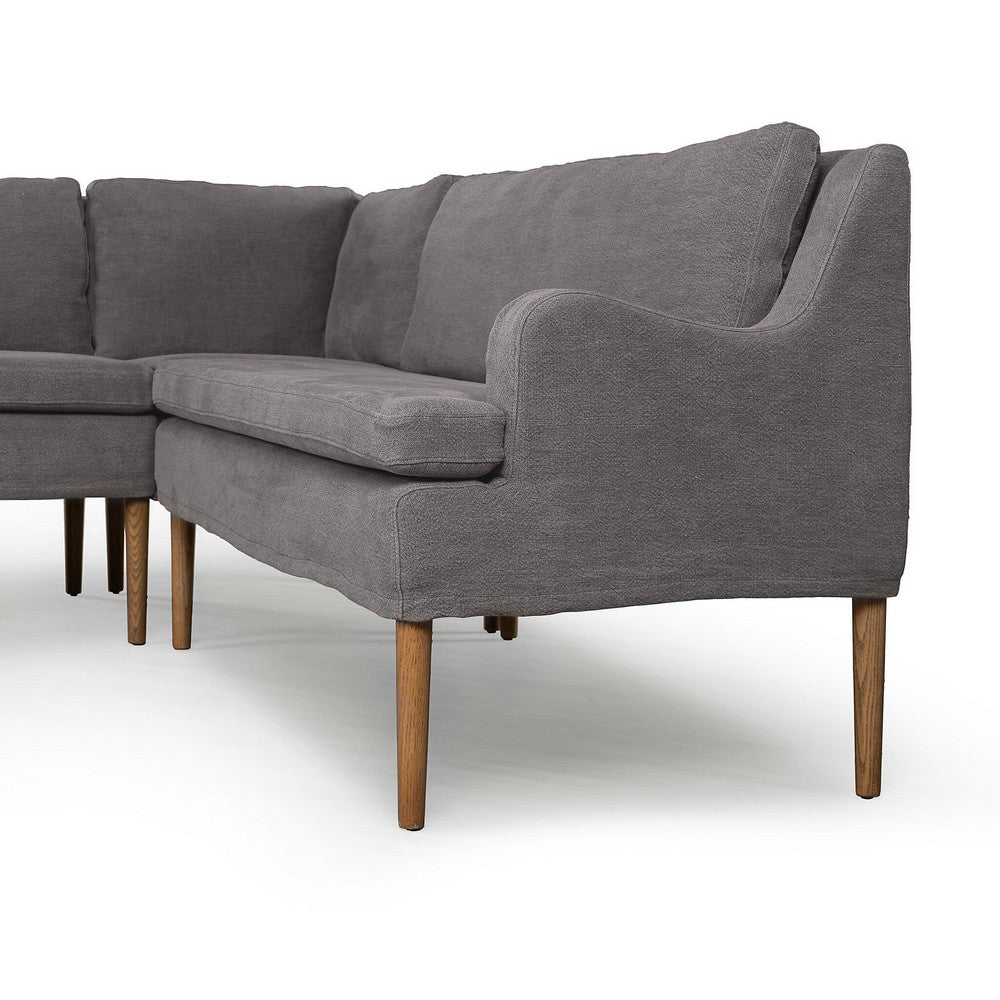 Four Hands - Amber Lewis x Four Hands - Aurelia Dining Banquette L-Shape - Broadway Denim - 247591-003_CLOSEOUT view 5