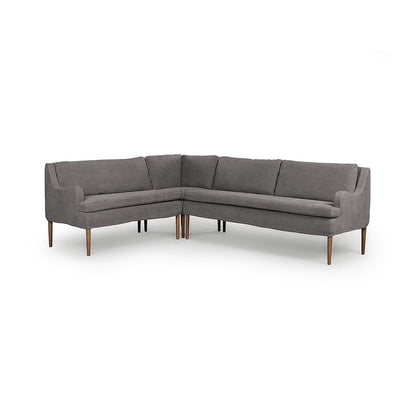 Four Hands - Amber Lewis x Four Hands - Aurelia Dining Banquette L-Shape - Broadway Denim - 247592-003_CLOSEOUT view 1