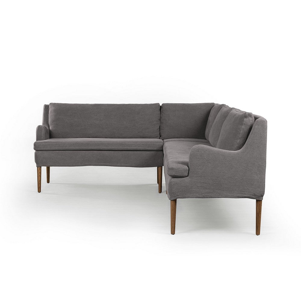 Four Hands - Amber Lewis x Four Hands - Aurelia Dining Banquette L-Shape - Broadway Denim - 247592-003_CLOSEOUT view 3