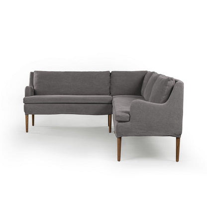 Four Hands - Amber Lewis x Four Hands - Aurelia Dining Banquette L-Shape - Broadway Denim - 247592-003_CLOSEOUT view 3