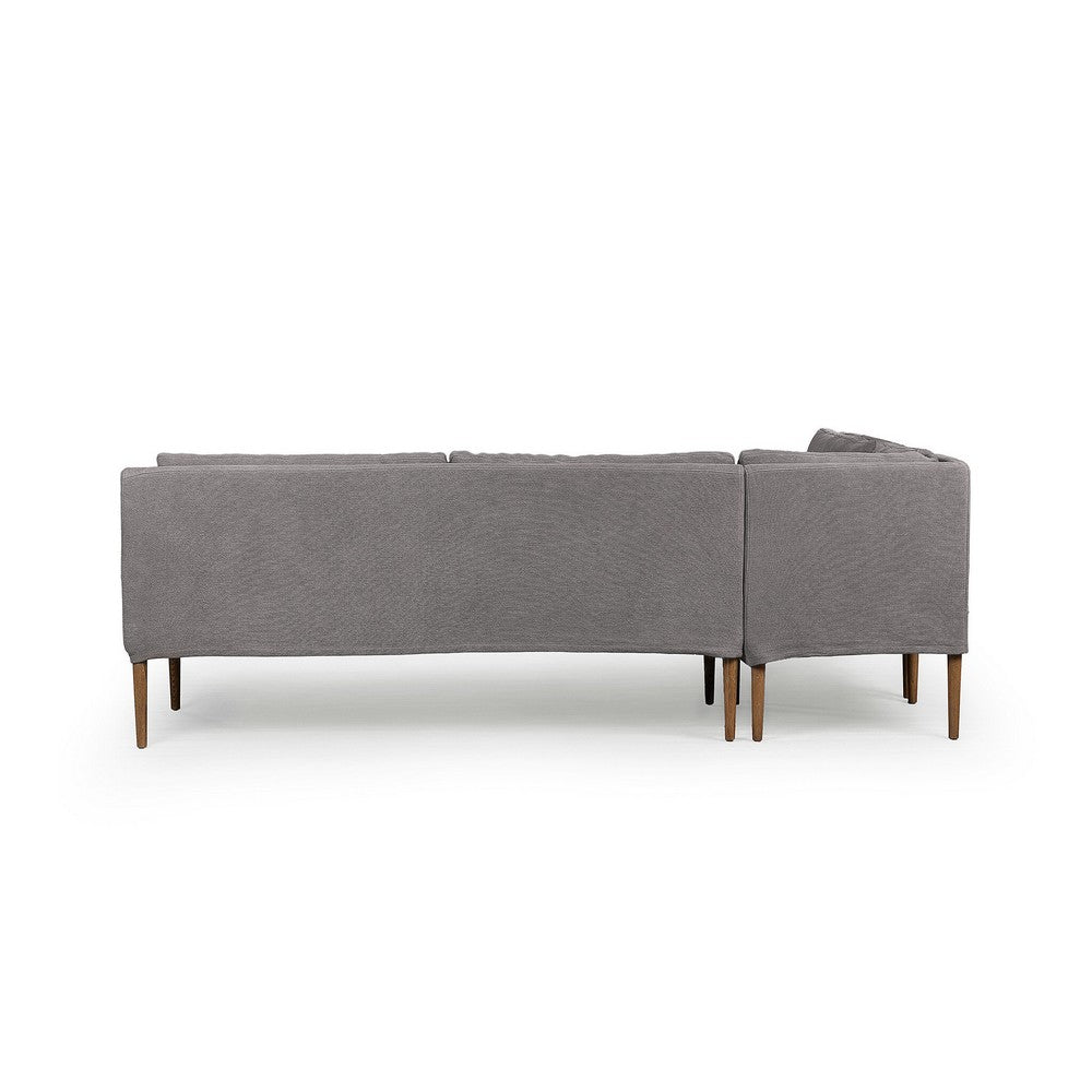 Four Hands - Amber Lewis x Four Hands - Aurelia Dining Banquette L-Shape - Broadway Denim - 247592-003_CLOSEOUT view 4