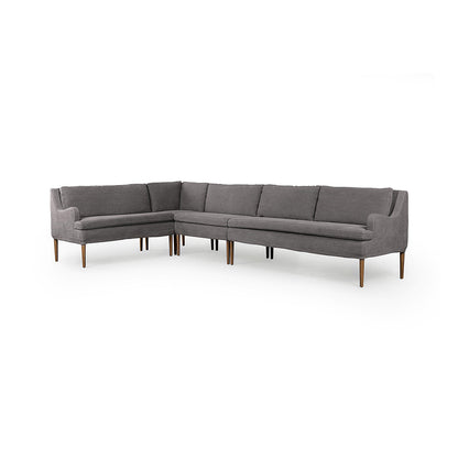 Four Hands - Amber Lewis x Four Hands - Aurelia Dining Banquette L-Shape - Broadway Denim - 247593-003_CLOSEOUT view 1
