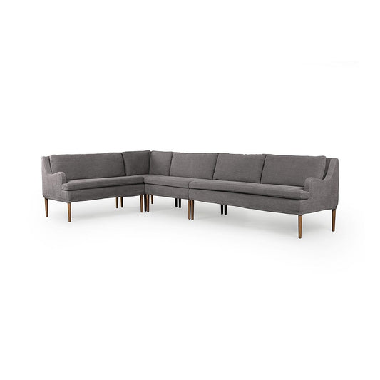 Four Hands - Amber Lewis x Four Hands - Aurelia Dining Banquette L-Shape - Broadway Denim - 247593-003_CLOSEOUT view 1