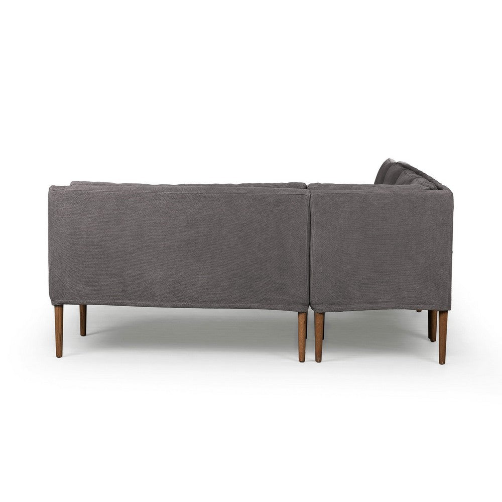 Four Hands - Amber Lewis x Four Hands - Aurelia Dining Banquette L-Shape - Broadway Denim - 247598-003_CLOSEOUT view 3
