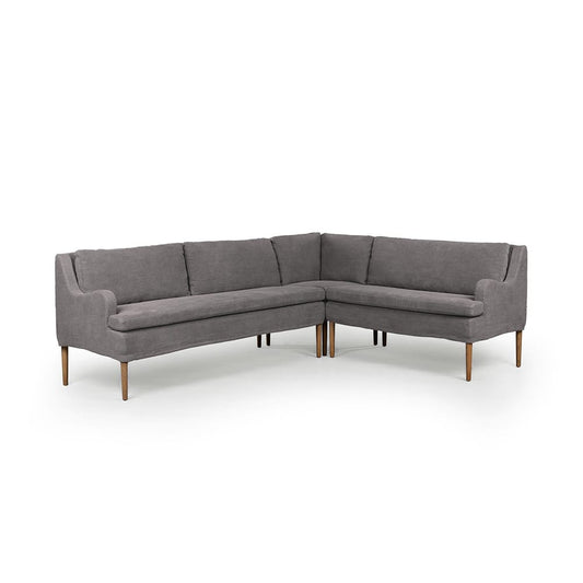 Four Hands - Amber Lewis x Four Hands - Aurelia Dining Banquette L-Shape - Broadway Denim - 247599-003_CLOSEOUT view 1
