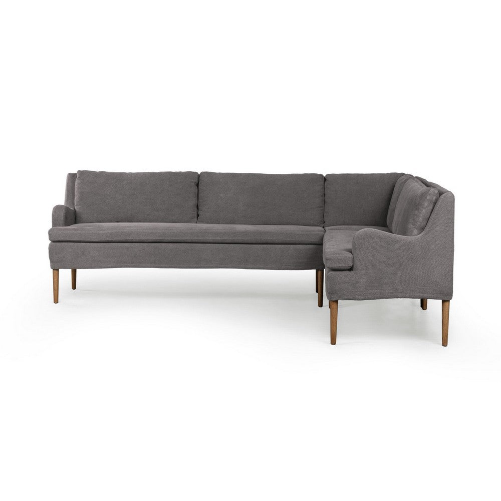 Four Hands - Amber Lewis x Four Hands - Aurelia Dining Banquette L-Shape - Broadway Denim - 247599-003_CLOSEOUT view 3