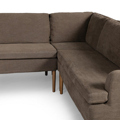 Four Hands - Amber Lewis x Four Hands - Aurelia Dining Banquette U Shape - Broadway Coffee - 247594-001_CLOSEOUT view 6