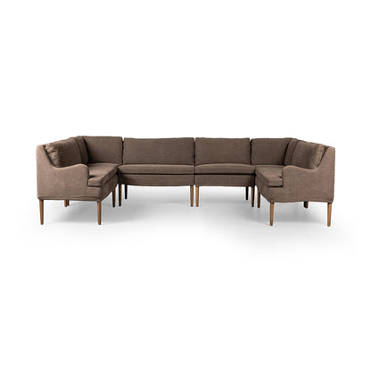 Four Hands - Amber Lewis x Four Hands - Aurelia Dining Banquette U Shape - Broadway Coffee - 247595-001_CLOSEOUT view 2