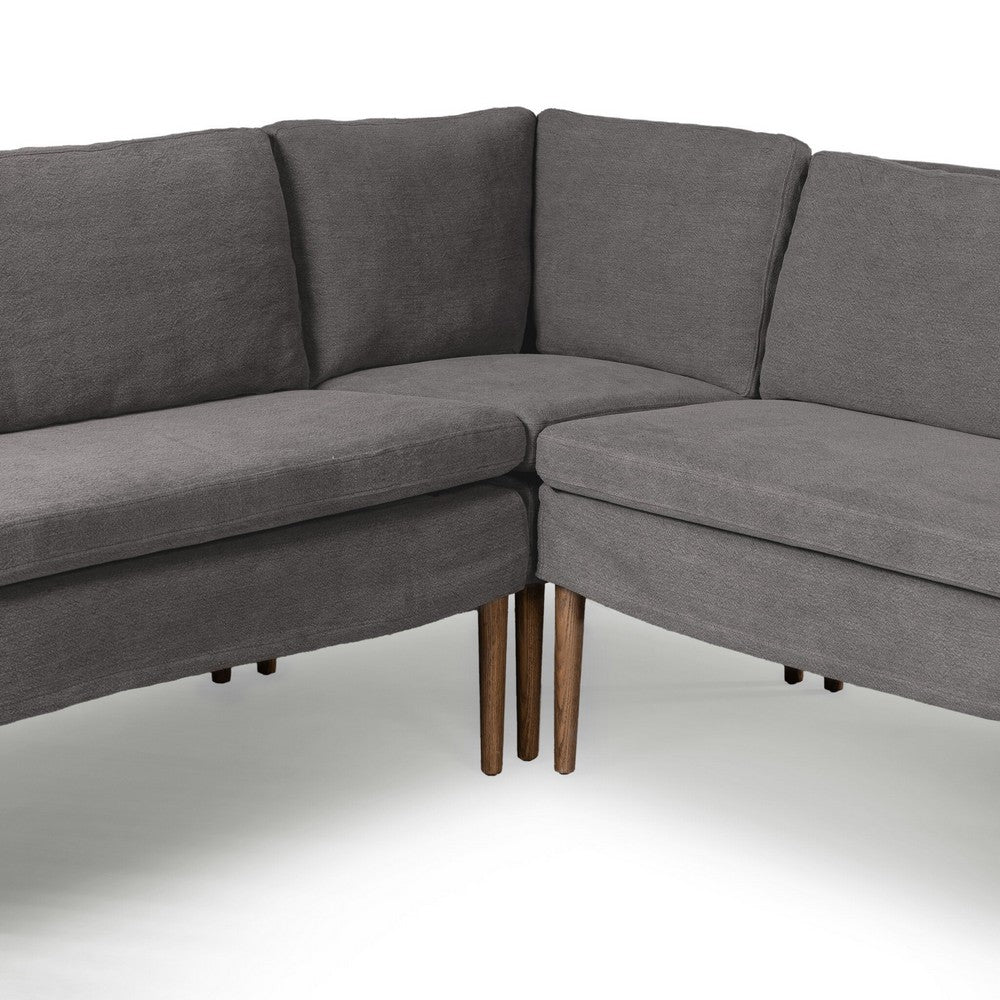 Four Hands - Amber Lewis x Four Hands - Aurelia Dining Banquette U Shape - Broadway Denim - 247596-003_CLOSEOUT view 6