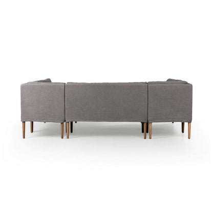 Four Hands - Amber Lewis x Four Hands - Aurelia Dining Banquette U Shape - Broadway Denim - 247597-003_CLOSEOUT view 4