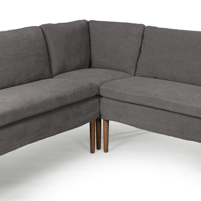 Four Hands - Amber Lewis x Four Hands - Aurelia Dining Banquette U Shape - Broadway Denim - 247597-003_CLOSEOUT view 5