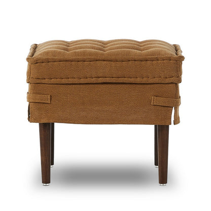 Four Hands - Amber Lewis x Four Hands - Cole Small Ottoman - Broadway Gilt - 243690-001_CLOSEOUT view 3