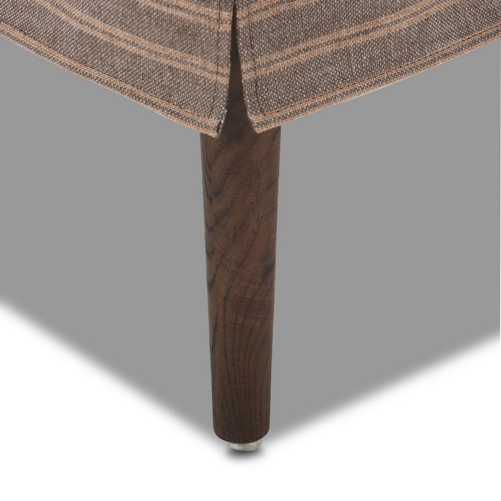 Four Hands - Amber Lewis x Four Hands - Cole Small Ottoman - Rodin Bark - 243690-002_CLOSEOUT view 5