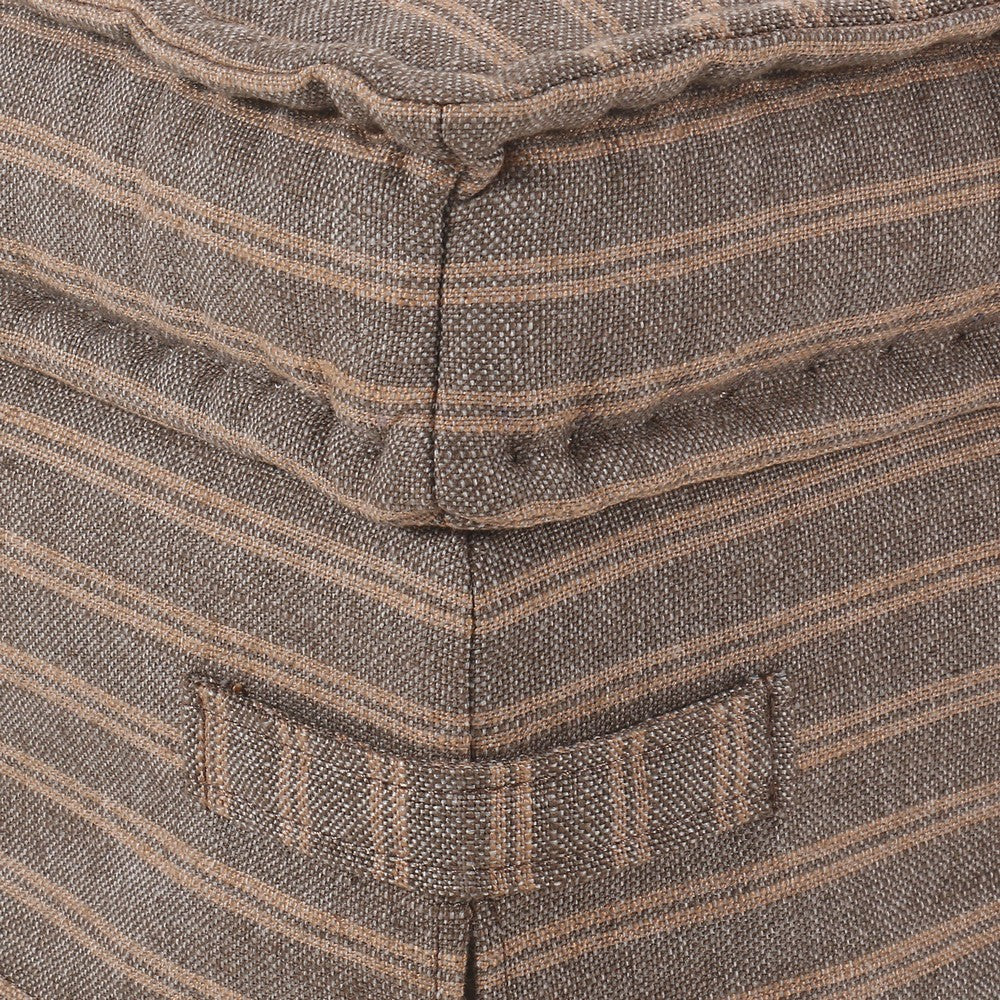 Four Hands - Amber Lewis x Four Hands - Cole Small Ottoman - Rodin Bark - 243690-002_CLOSEOUT view 6