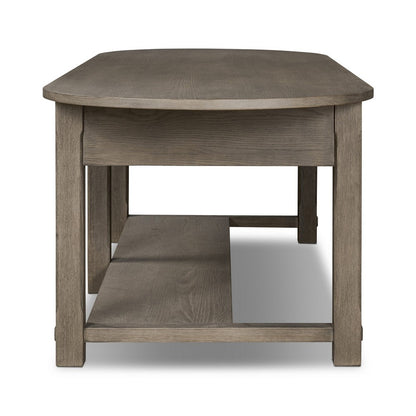 Four Hands - Amber Lewis x Four Hands - Elise Kitchen Island - Weathered Hazel Oak Veneer - 244069-002_CLOSEOUT view 3