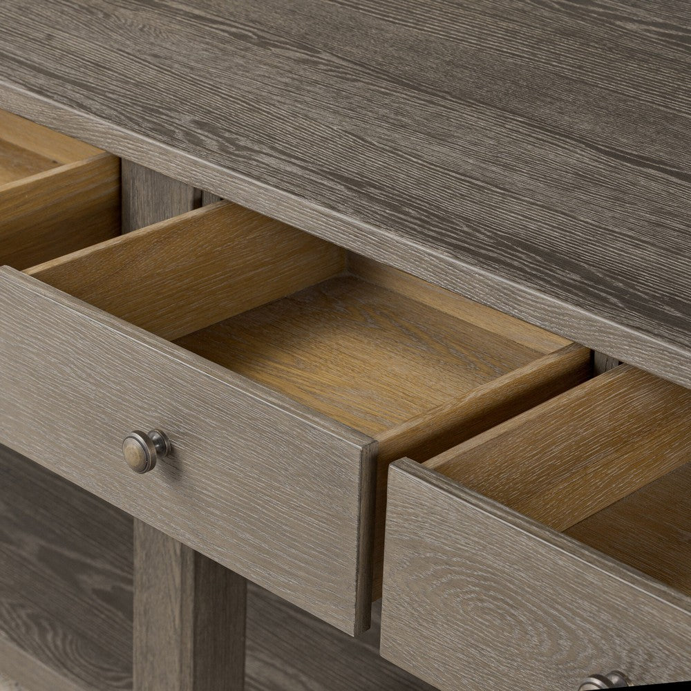 Four Hands - Amber Lewis x Four Hands - Elise Kitchen Island - Weathered Hazel Oak Veneer - 244069-002_CLOSEOUT view 10