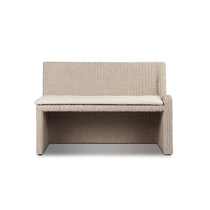 Four Hands - Amber Lewis x Four Hands - Senna Outdoor Raf Dining Bench 49" - Vintage White - 250604-002_CLOSEOUT view 2