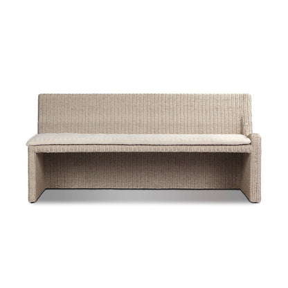 Four Hands - Amber Lewis x Four Hands - Senna Outdoor Raf Dining Bench 72" - Vintage White - 250606-002_CLOSEOUT view 2