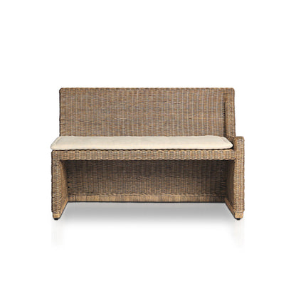 Four Hands - Amber Lewis x Four Hands - Senna Raf Woven Dining Bench 49" - Broadway Dune - 246684-003_CLOSEOUT view 2
