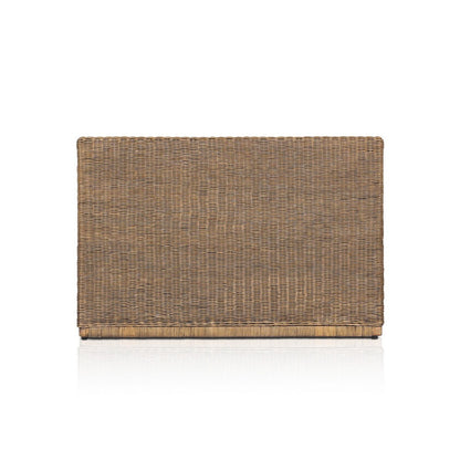 Four Hands - Amber Lewis x Four Hands - Senna Raf Woven Dining Bench 49" - Broadway Dune - 246684-003_CLOSEOUT view 4