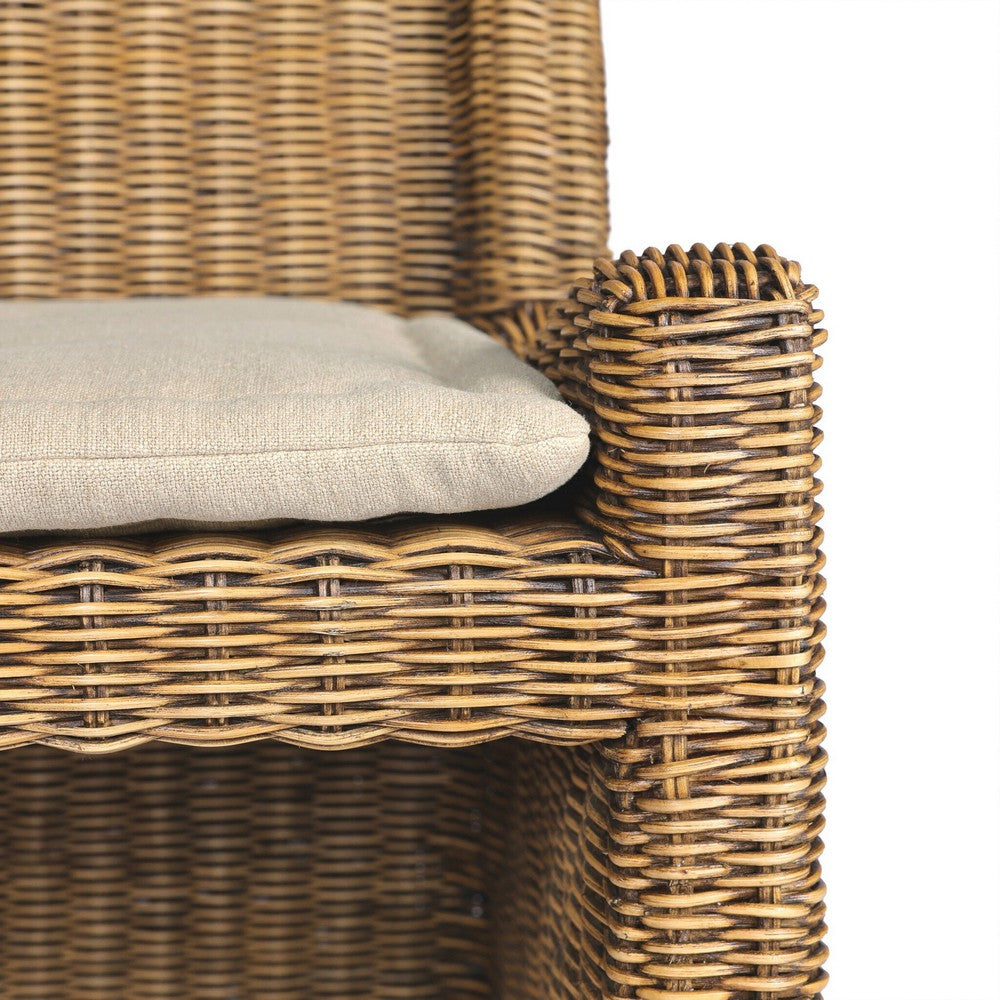 Four Hands - Amber Lewis x Four Hands - Senna Raf Woven Dining Bench 49" - Broadway Dune - 246684-003_CLOSEOUT view 9