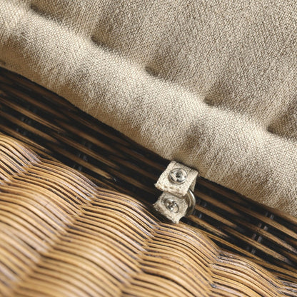 Four Hands - Amber Lewis x Four Hands - Senna Raf Woven Dining Bench 49" - Broadway Dune - 246684-003_CLOSEOUT view 10