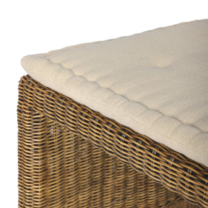 Four Hands - Amber Lewis x Four Hands - Senna Woven Dining Bench 49" - Broadway Dune - 246686-003_CLOSEOUT view 7