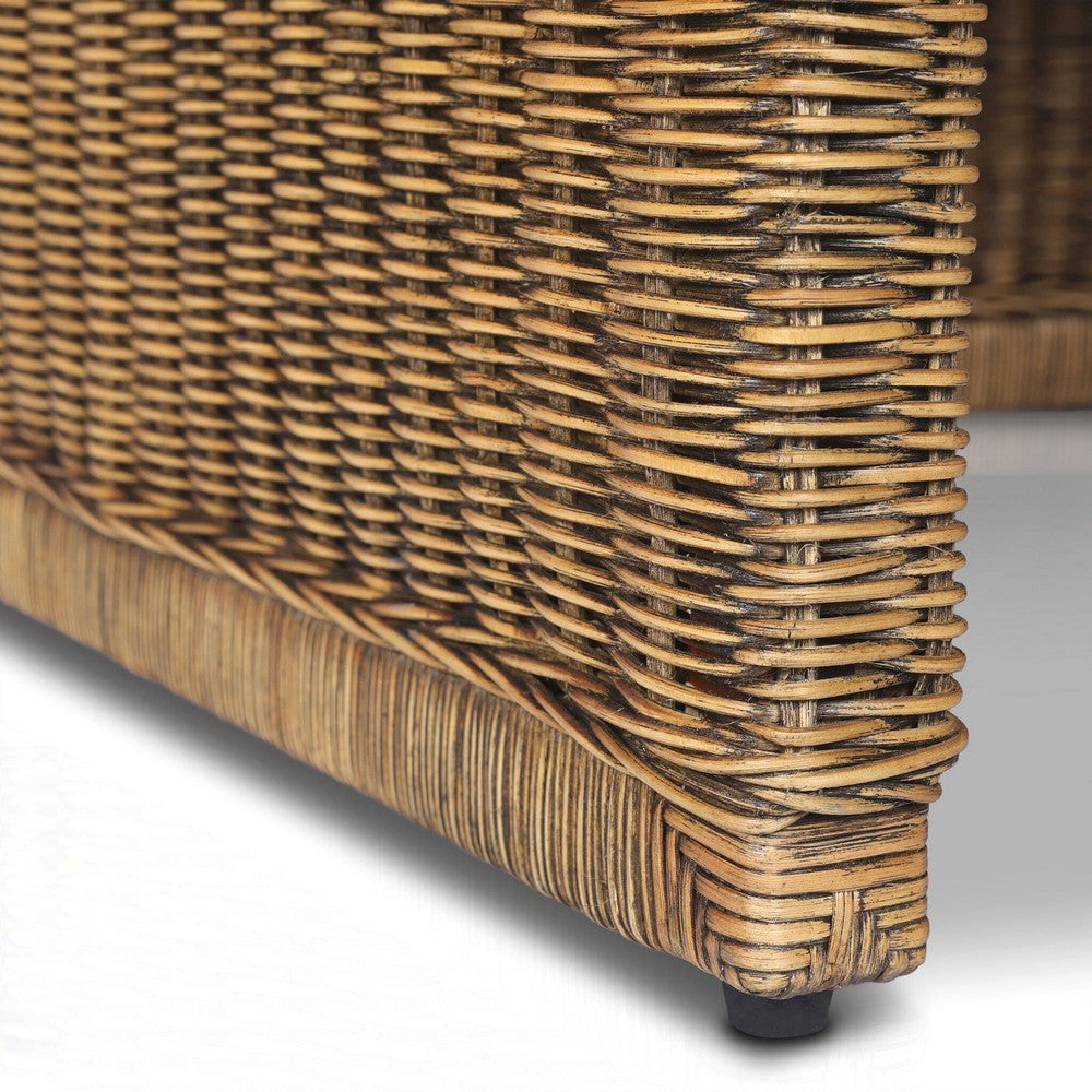 Four Hands - Amber Lewis x Four Hands - Senna Woven Dining Bench 49" - Broadway Dune - 246686-003_CLOSEOUT view 10