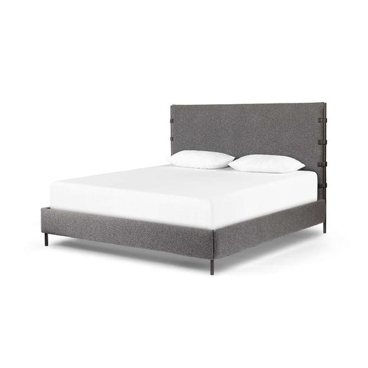 Four Hands - Anderson Bed - Knoll Charcoal - Queen - 225707-004 veiw 1