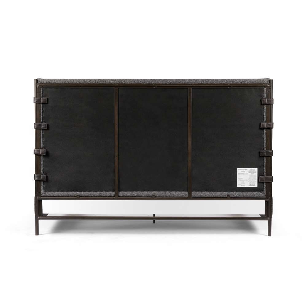 Four Hands - Anderson Bed - Knoll Charcoal - Queen - 225707-004 veiw 2