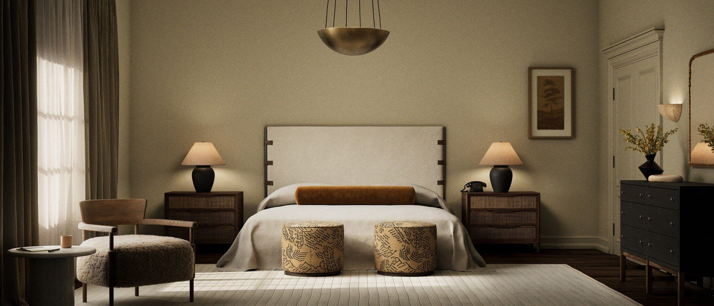 Four Hands - Anderson Bed - Knoll Natural - King - 225707-001 view 6