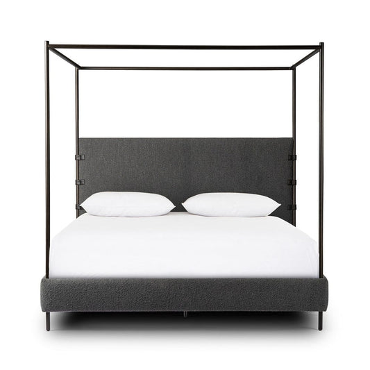 Four Hands - Anderson Canopy Bed - Knoll Charcoal - 242944-003 view 1