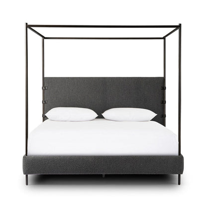 Four Hands - Anderson Canopy Bed - Knoll Charcoal - 242944-004 view 1