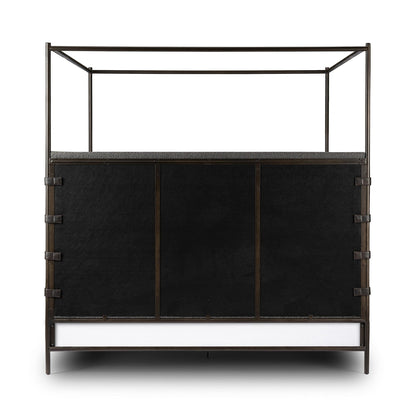 Four Hands - Anderson Canopy Bed - Knoll Charcoal - 242944-004 view 4