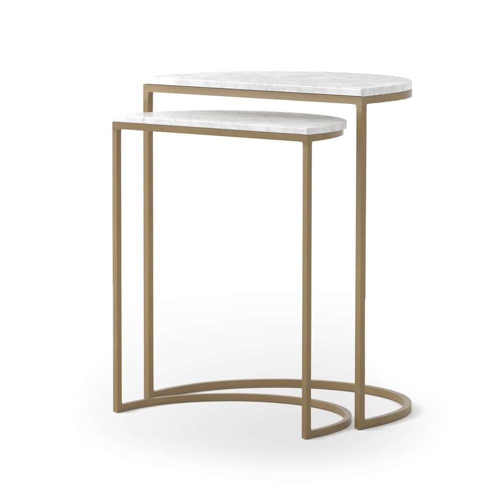 Four Hands - Ane Nesting Tables - Iron Matte Brass - 101820-003 veiw 1