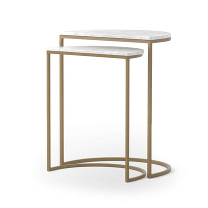 Four Hands - Ane Nesting Tables - Iron Matte Brass - 101820-003 veiw 1
