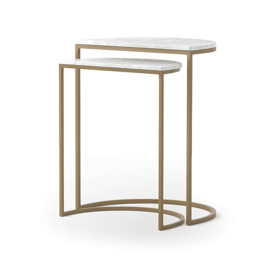 Four Hands - Ane Nesting Tables - Iron Matte Brass - 101820-003 veiw 1