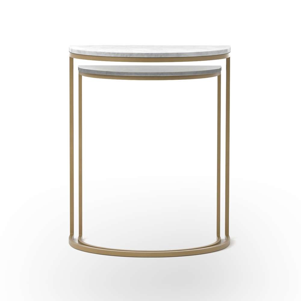 Four Hands - Ane Nesting Tables - Iron Matte Brass - 101820-003 veiw 2