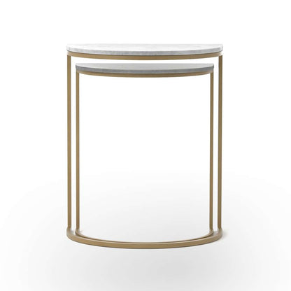 Four Hands - Ane Nesting Tables - Iron Matte Brass - 101820-003 veiw 2