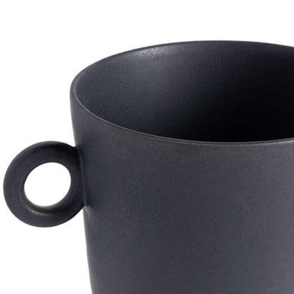 Four Hands - Anillo Wide Vase - Matte Black - 231773-001 veiw 4