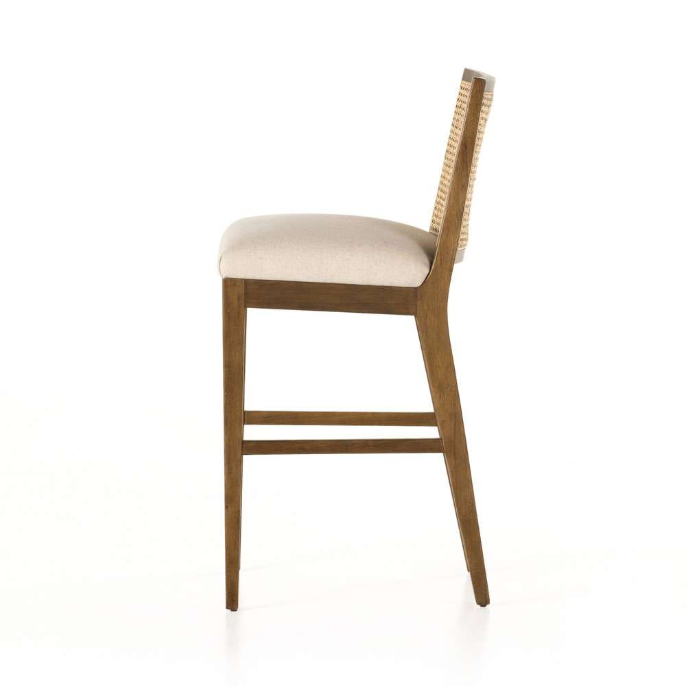 Four Hands - Antonia Cane Armless Bar Stool - Savile Flax - 229202-003 veiw 6