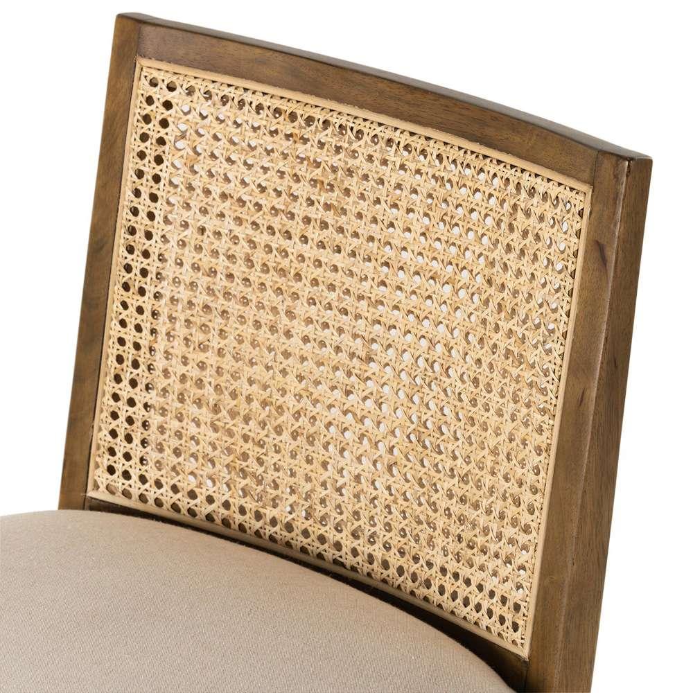 Four Hands - Antonia Cane Armless Bar Stool - Savile Flax - 229202-003 veiw 11