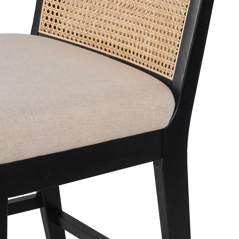 Four Hands - Antonia Cane Armless Bar Stool - Savile Flax - 229202-009 veiw 6