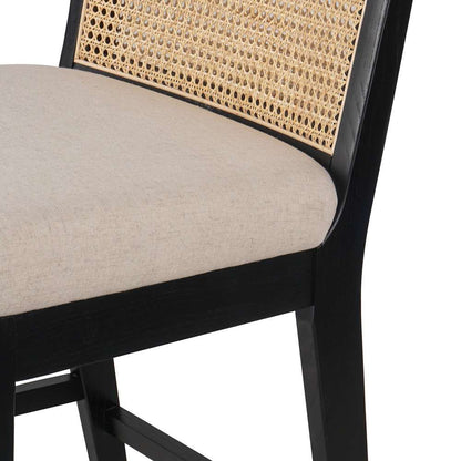 Four Hands - Antonia Cane Armless Bar Stool - Savile Flax - 229202-009 veiw 6