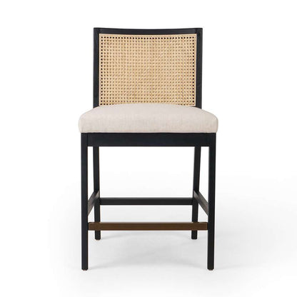 Four Hands - Antonia Cane Armless Counter Stool - Savile Flax - 229202-010 veiw 2