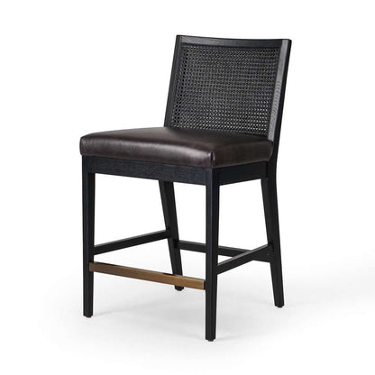 Four Hands - Antonia Cane Armless Counter Stool - Sonoma Black - 229202-014 veiw 1