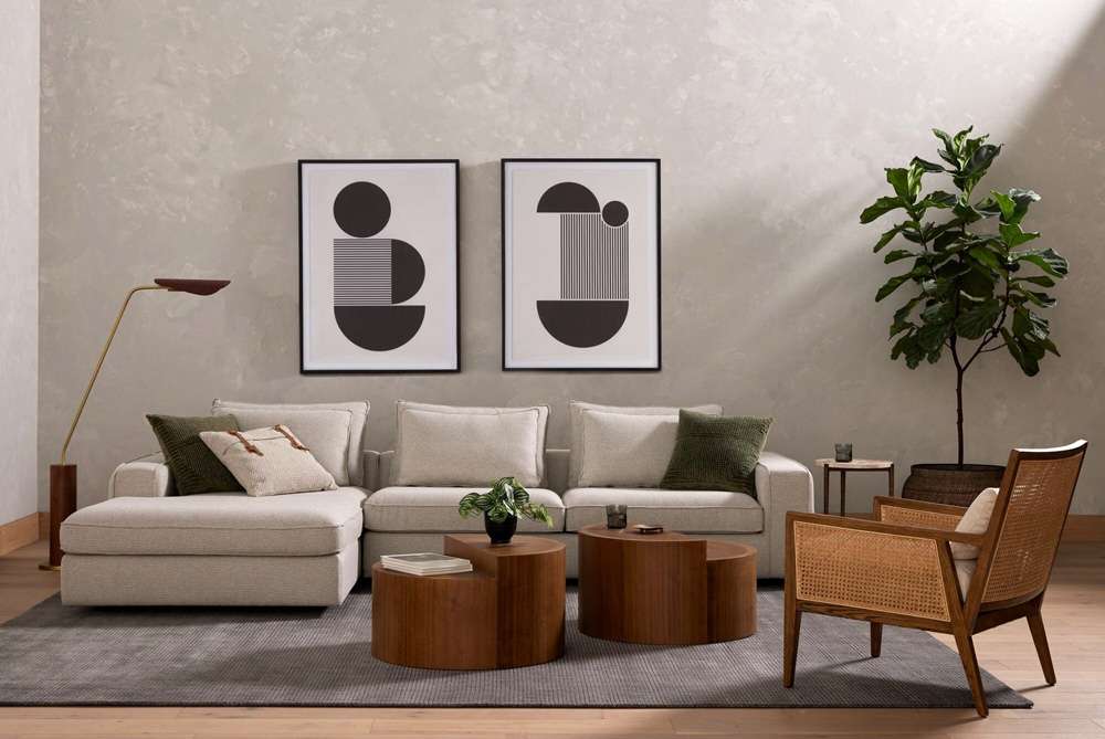 Four Hands - Antonia Cane Chair - Savile Flax - 224507-005 veiw 4