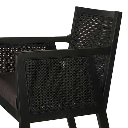 Four Hands - Antonia Cane Bar + Counter Stool - Sonoma Black - 109035-021 veiw 7