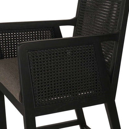 Four Hands - Antonia Cane Bar + Counter Stool - Sonoma Black - 109035-021 veiw 8